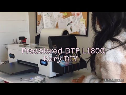 Huge Upgrade To My Small Business - Procolored L1800 DTF Printer