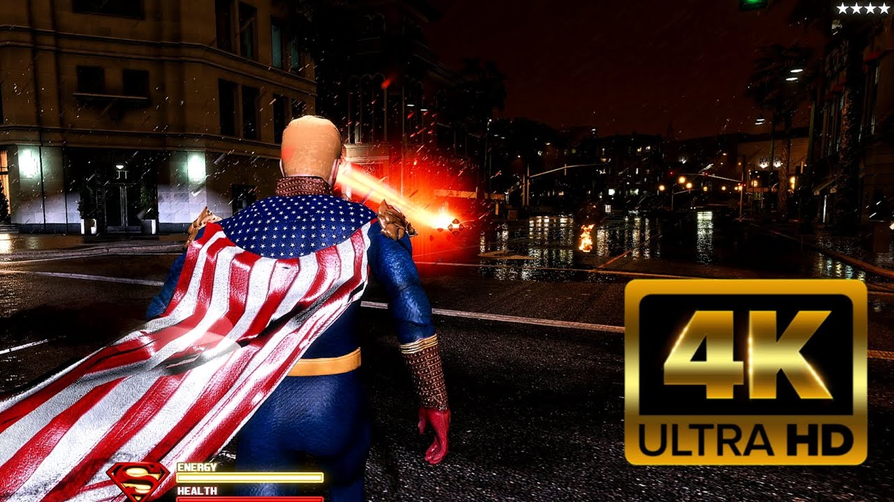 [4K] HOMELANDER DESTROYS EVERYTHING AND EVERYONE_ULTRA REALISTIC ...