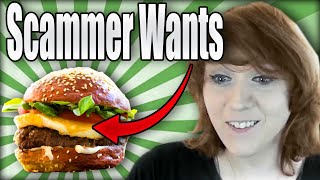 Scammer Wanted Burger Gift Cards! He's Mad...