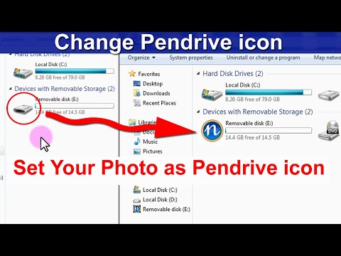 How to change the icon of Pendrive / USB Flash Drive / Removable Disk 🔥🔥🔥