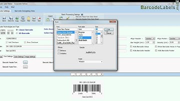 How to Create Barcode Labels with UPCA Font using DRPU Barcode Label Maker Software