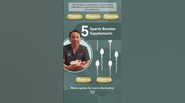 5 Sperm Booster Supplements