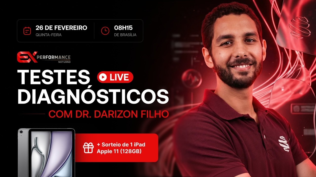 Como dominar os Testes Diagnósticos? Descubra Agora! Com Dr. Darizon Filho