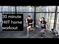 30 minute no equipment hiit home workout featuring some mma related movements