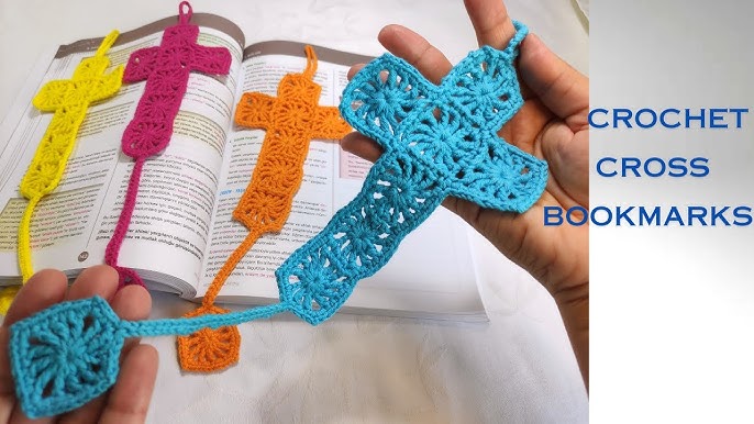 HOW TO CROCHET A CROSS BOOKMARK ✓ CROCHET CROSS FOR EASTER✓ CROCHET CROSS FOR CHRISTMASS ✓ - YouTube how-to-crochet-a-cross-bookmark-crochet-cross-for-easter-crochet-cross-for-christmass-youtube