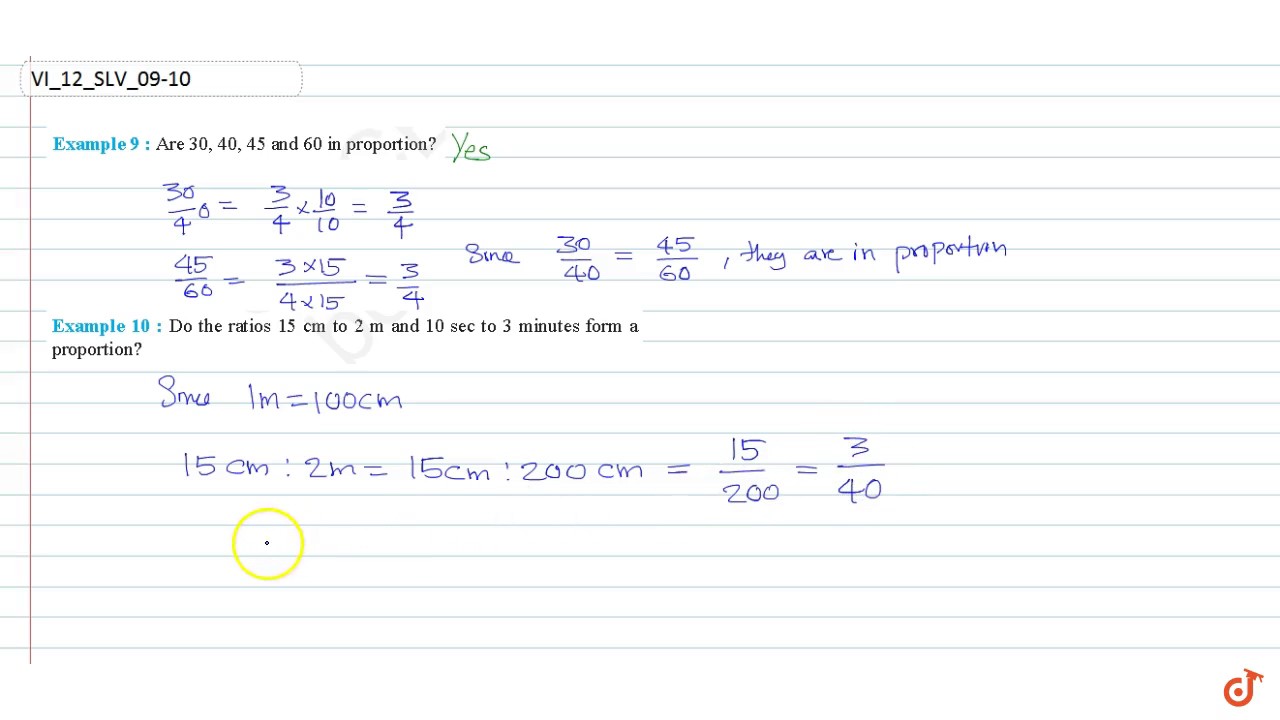 ncert class vi ratio and proportion solved examples question 9 15 in simplest form