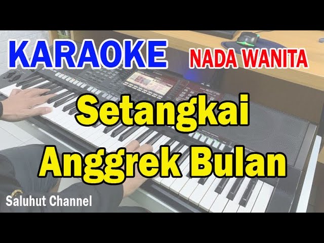 ANGGREK BULAN ll KARAOKE NOSTALGIA ll BROERY PASULIMA FEAT EMILIA CONTESSA ll NADA WANITA B=DO class=