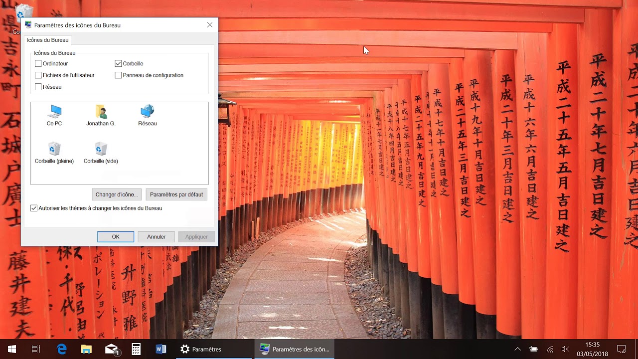 Formation Windows 10 — Personnaliser Windows Comment supprimer la corbeille du bureau ? YouTube