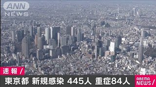 東京で新たに445人感染　重症者は84人　新型コロナ(2021年2月18日)