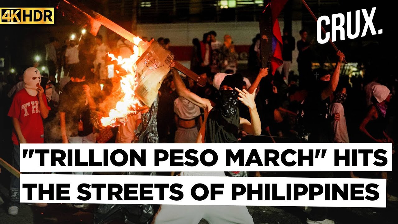After Nepal Unrest, Thousands Take to Streets in Philippines as Anger Builds Over Flood Scam | 4K
