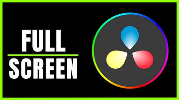 How to View Full Screen in Davinci Resolve 19