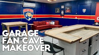 Amazing Fan Cave Makeover | NHL Florida Panthers 🏒 🥅