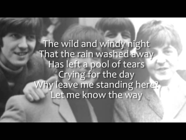 The Beatles - Long and Winding Road (Plus Lyrics) (1970) [HIGH QUALITY COVER VERSION] class=