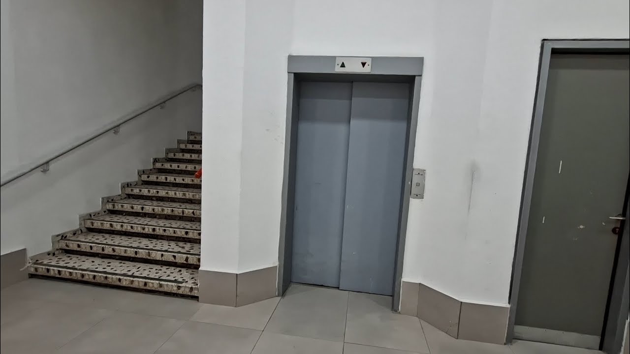 Old Electra traction elevator at Ilan Center - Kiryat Haim, Israel