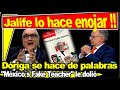 Jalife le restriega a Dóriga portada de revista "FakeTeacher", no le gustó, se hicieron de palabras.