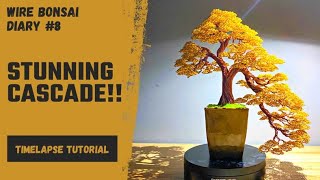 Making Customer Request Golden Cascade (Wire Bonsai Diary #8) | Tutorial Bonsai Pohon Kawat