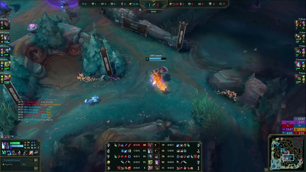 MSI 2025 Grand Final: GEN vs T1 Game 4 (GEN Canyon Trundle Jungle POV)