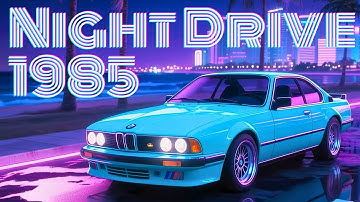 Night Drive 1985 – Ocean Lights & Retro Vibes | Ultimate 80s Synthwave Soundscape