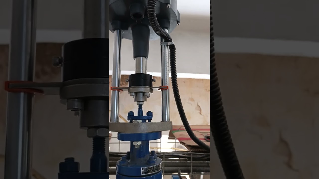 Automatic steam pressure regulator 4-20mA in closed loop control. Идоракунандаи худкори фишор.