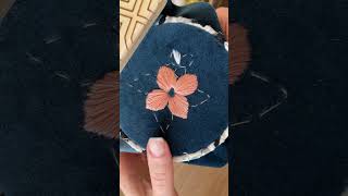 #вышивка #вышивкагладью #embroiderytutorial #embroideryforbeginners #embroideryflowers #embroidered