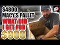 Buying and Unboxing a Macy's Returns Pallet to Sell on eBay & Amazon!