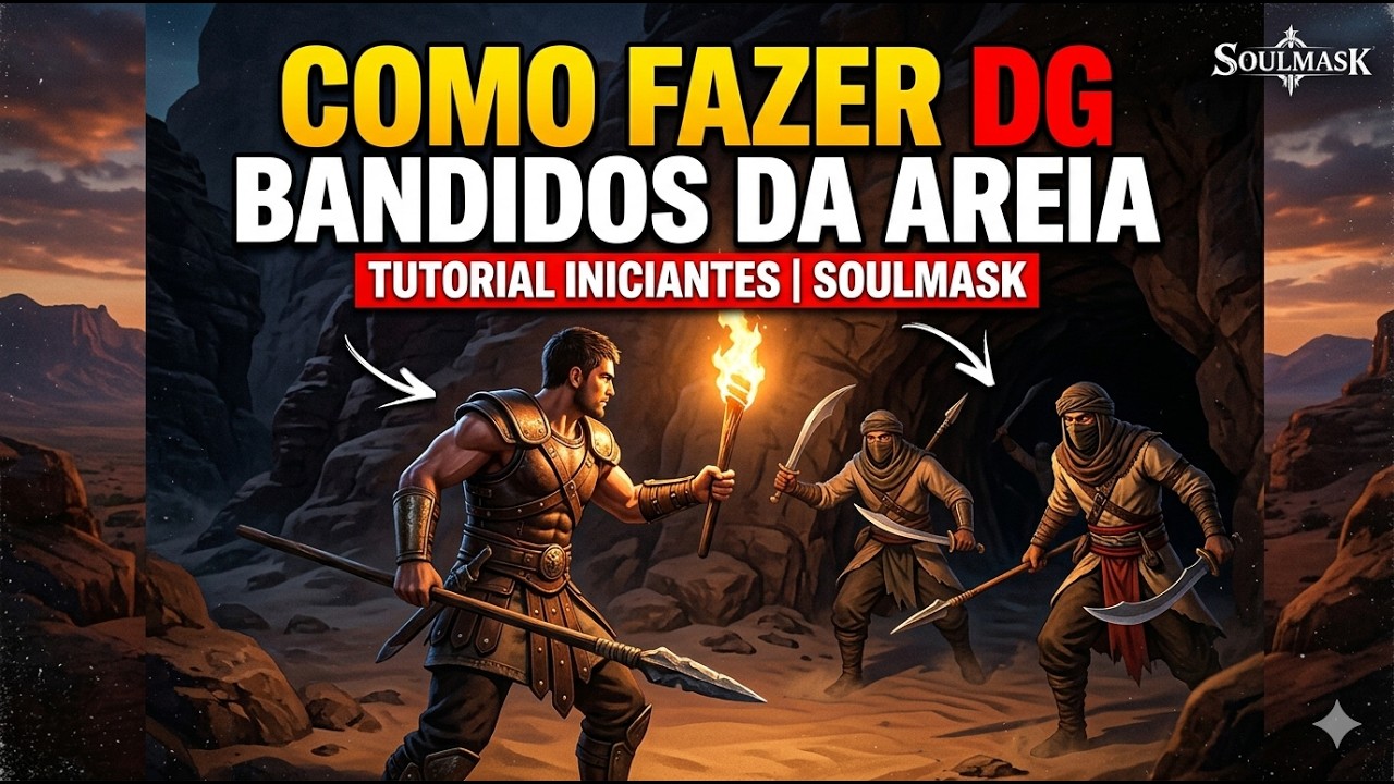 🪶🍃 SOULMASK COMO FAZER DG E MASMORRA DOS BANDIDOS DA AREIA NO SOULMASK ...