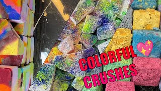 @ASMRgymchalkIndonesia  | Snap & Crush | Crunchy Dyed Blocks | Gym Chalk Mass Crush | ASMR Edits