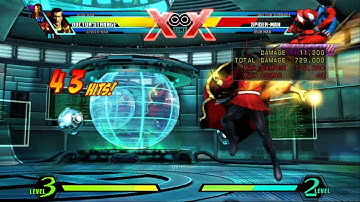UMvC3 - Doctor Strange - Midscreen Flames of the Faltine Loop