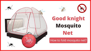 Good knight mosquito net for double bed | Best mosquito net | How to fold mosquito net