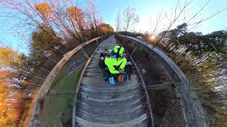 More highlights from our Fall Mush on the BWI Airport Trail with the Motorcycle Mush Bike!