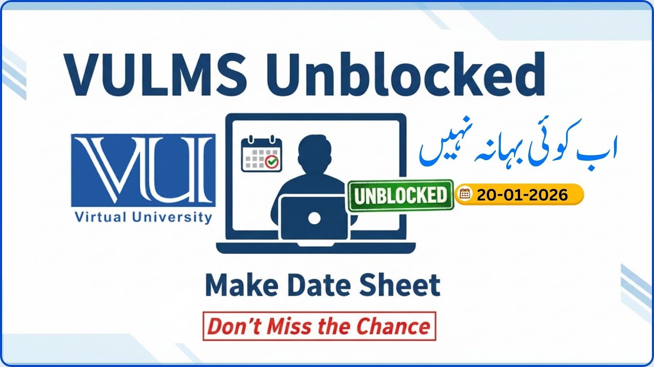 𝐃𝐨𝐧'𝐭 𝐌𝐢𝐬𝐬 𝐭𝐡𝐞 𝐂𝐡𝐚𝐧𝐜𝐞 | 𝐕𝐔𝐋𝐌𝐒 𝐀𝐜𝐜𝐨𝐮𝐧𝐭𝐬 𝐔𝐧𝐛𝐥𝐨𝐜𝐤𝐞𝐝 – 𝐈𝐦𝐩𝐨𝐫𝐭𝐚𝐧𝐭 𝐍𝐨𝐭𝐢𝐜𝐞 𝐟𝐨𝐫 𝐅𝐚𝐥𝐥 2025 𝐅𝐢𝐧𝐚𝐥‑𝐓𝐞𝐫𝐦 𝐄𝐱𝐚𝐦𝐬