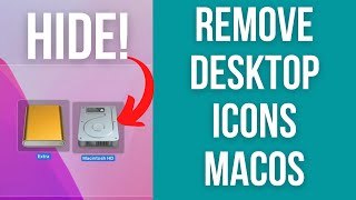 How To Clear Mac Desktop Icons - Hide Remove Macintosh HD, External Drives, Connected Servers screenshot 2