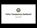 Mayor Turner Unveils Police Transparency Dashboard to Boost Community Trust π
