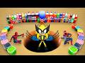 Big Toothpaste Eruption from Sonic Wolverine Hole, Giant Chupa Chups, Fanta, Coca Cola vs Mentos