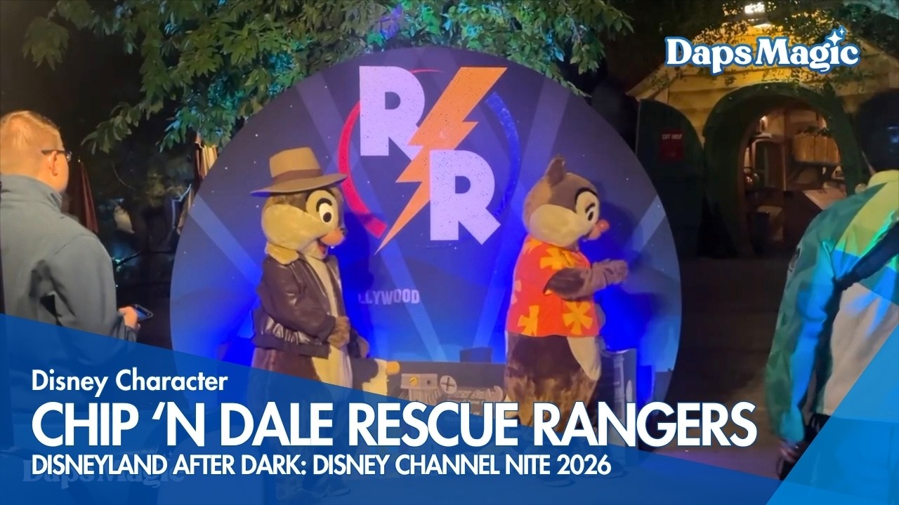 Chip 'n Dale Rescue Rangers | Disneyland After Dark: Disney Channel Nite 2026 4K