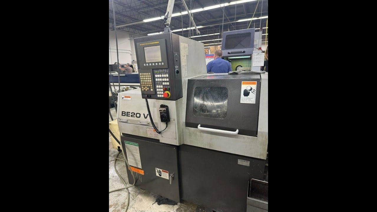 Tsugami BE20V CNC Swiss Convertible Lathe m/c #604992 - YouTube