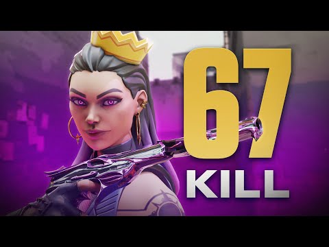 VALORANT 67 KILL REKORUMU KIRDIM!! HİLE DEDİLER!! (Valorant Dereceli)