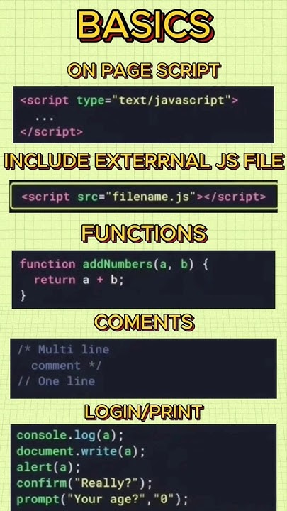 Javascript Cheatsheet basic.#javascript #javascripts #programming # ...