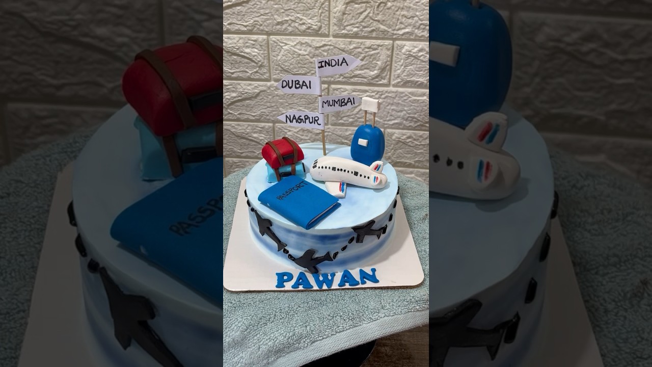Travel theme cake ideas 