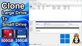 How To Clone A Large Drive To Small Drive