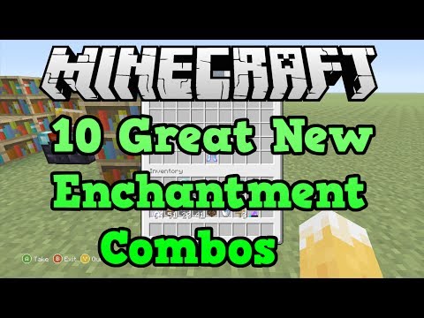 Minecraft Xbox 360 + PS3: 10 NEW Enchantment Combinations
