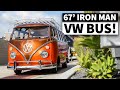 “Iron Man”, aka Gabriel Iglesias’ Bare Shell Restored 21-Window VW Bus