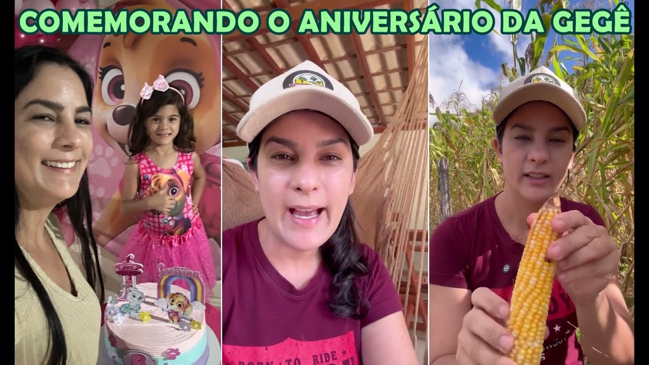 Cleide Lifestyle comemorando o aniversário da Gegê + Rotina na roça e respondendo perguntas