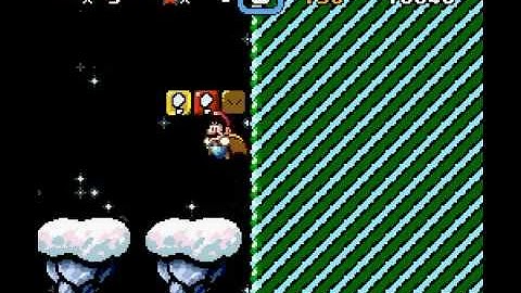 Custom SMW level: Midnight Sky