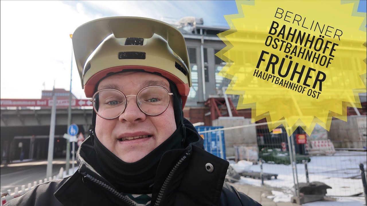 Ostbahnhof, Berlin – vom Fahrradsattel auf den Bahnsteig