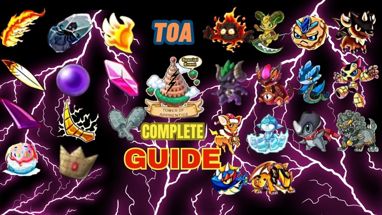 Toa Entry Guide TOWE OF APPRENTICE COMPLETE GUIDE AND STATS OF EVERY TOA MONSTER - YouTube