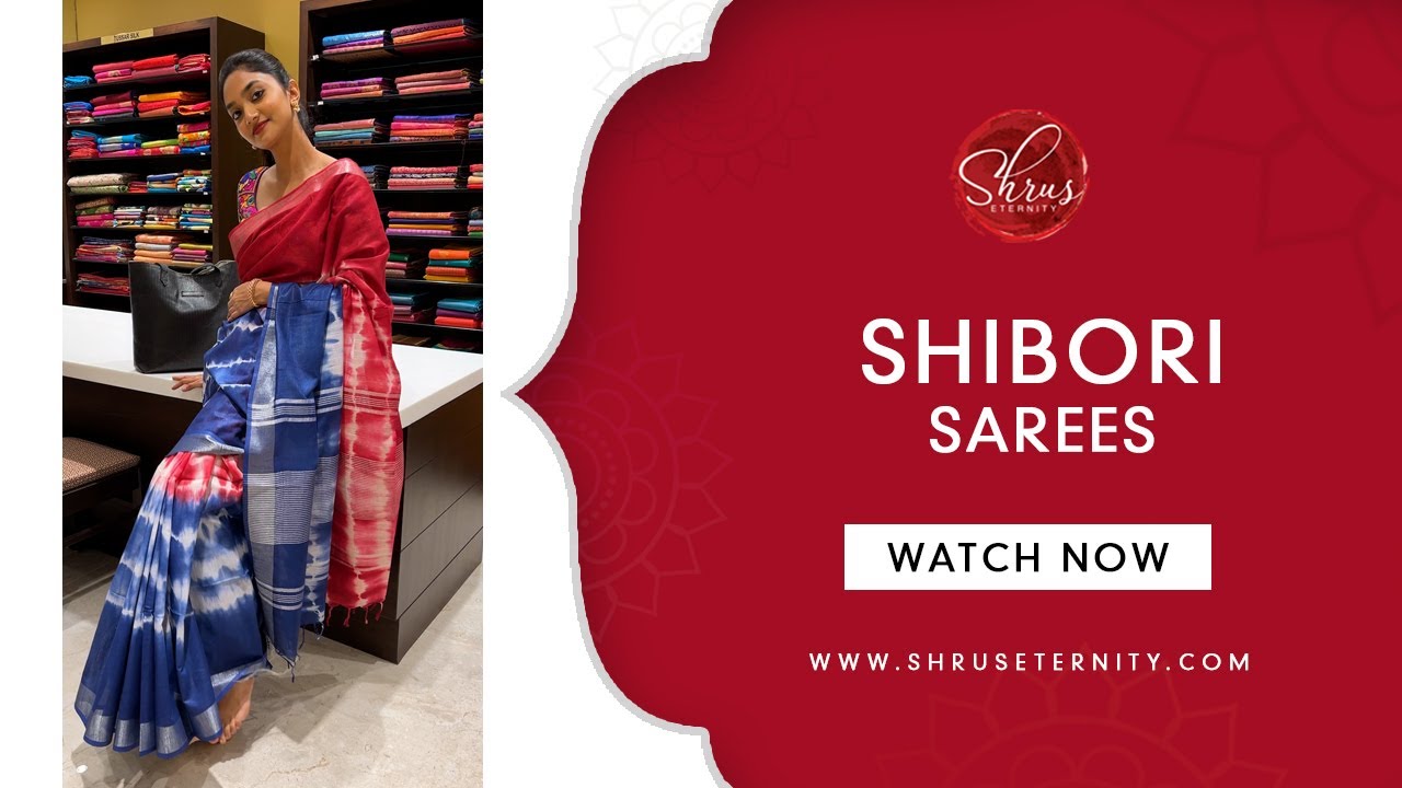 Shibori Sarees | Latest Sarees Collections | Shruseternity