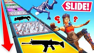 ich HACKE in SLIDE 4 LOOT in Fortnite!