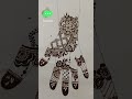 dubai mehndi design #henna #trending #shorts #shortvideo #youtubeshorts