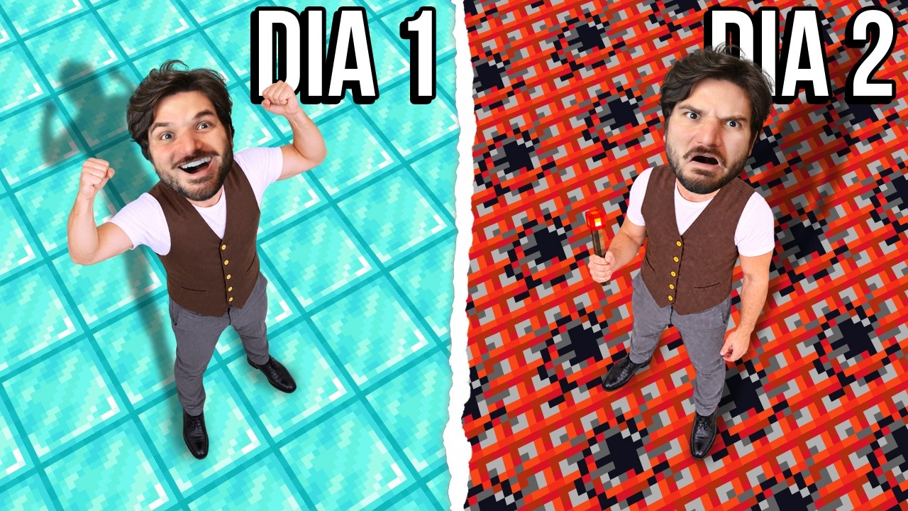 MINECRAFT, MAS A CADA DIA O MUNDO É FEITO DE UM BLOCO ALEATÓRIO DIFERENTE!